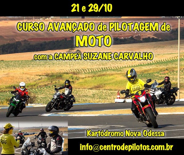 CURSO AVANADO DE PILOTAGEM DE MOTO