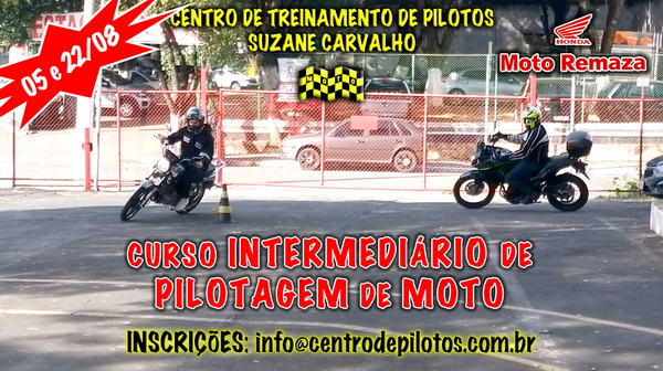 CURSO INTERMEDIÁRIO DE PILOTAGEM DE MOTO