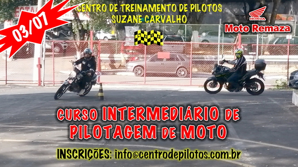 CURSO INTERMEDIÁRIO DE PILOTAGEM DE MOTO
